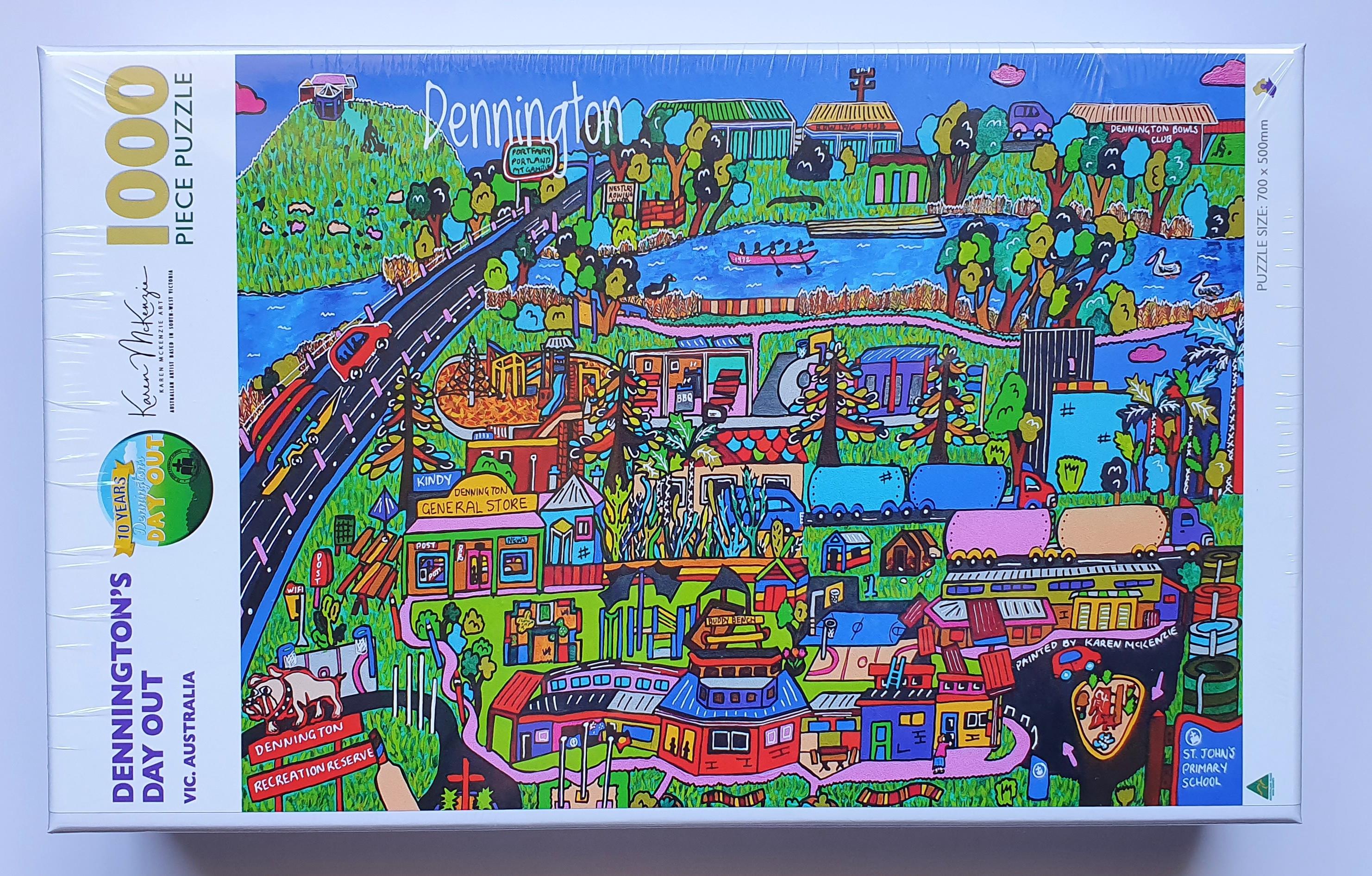 Jigsaw Puzzle Dennington Vic 1000pc pin-de-cora-miller-en-art-inspiration-photo-archive-patrones-en-la